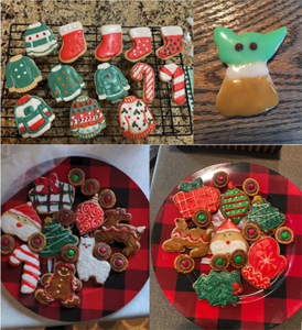 2020 Holiday Cookie Decoration contest - winning cookies