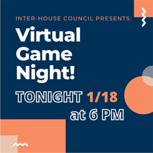 Virtual Game Night 2021 Invitation