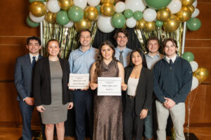 Kappa Psi honored with the 'Making Strides' Award presented at the 2026 Leadership Gala