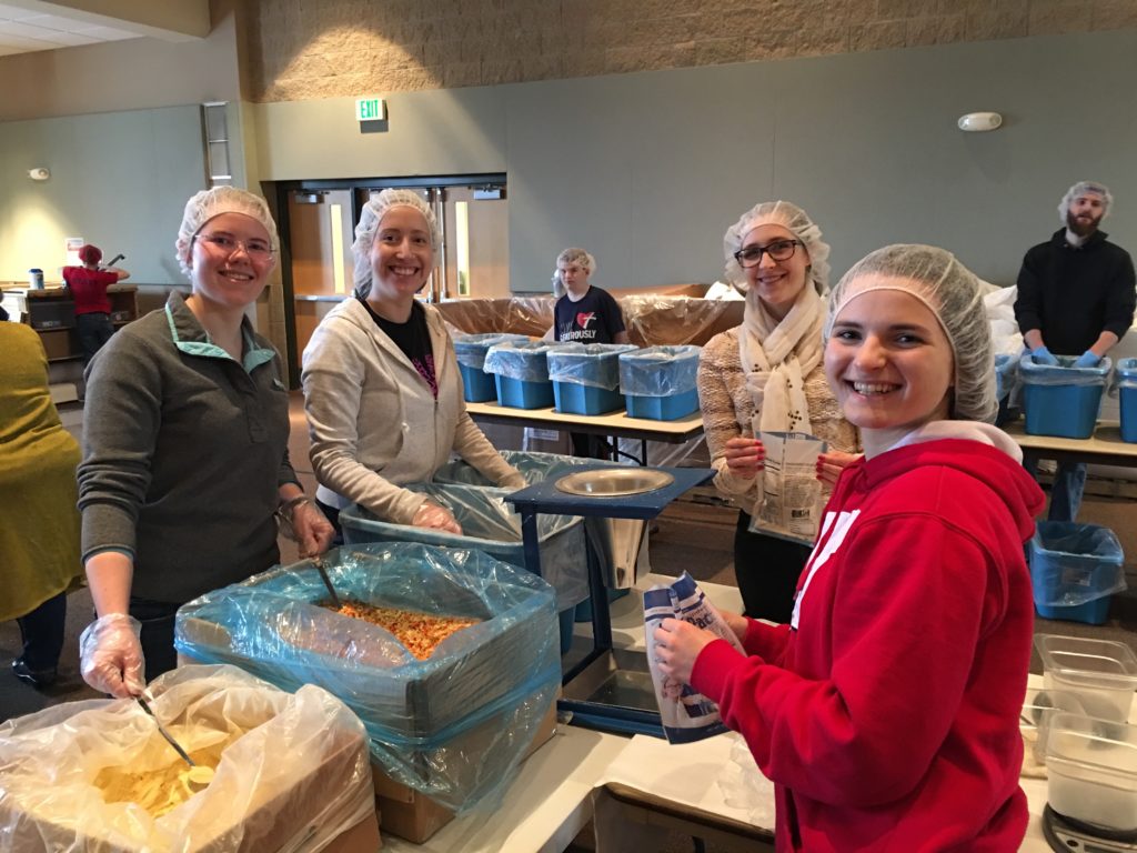 Volunteering for Feed My Starving Children