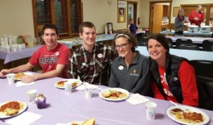 Volunteering at Sophie’s Spaghetti Dinner