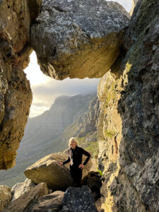 Mara Kieser at Table Mountain